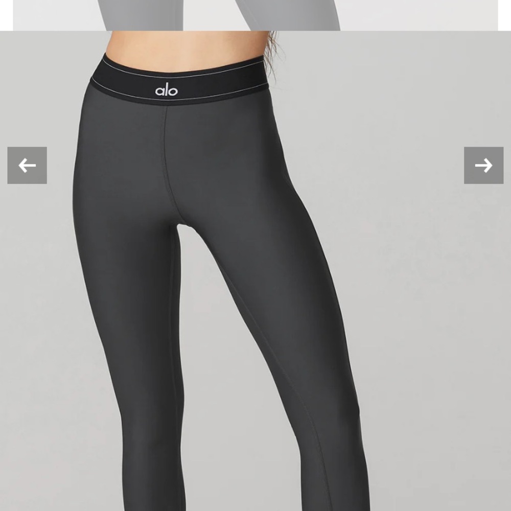 Alo Airlift Suit Up Gray Leggings